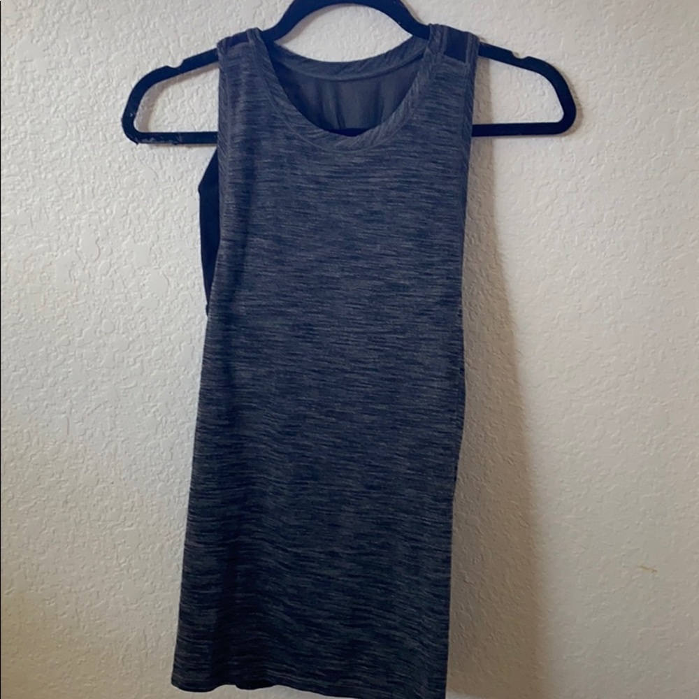 LuluLemon workout tank with builtin sports bra